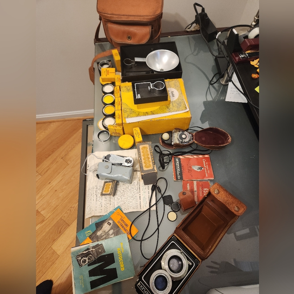 Vintage Kodak Camera and Accessories